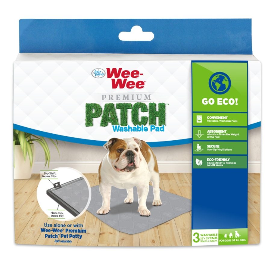 Wee-Wee Premium Patch Washable Pad in packaging